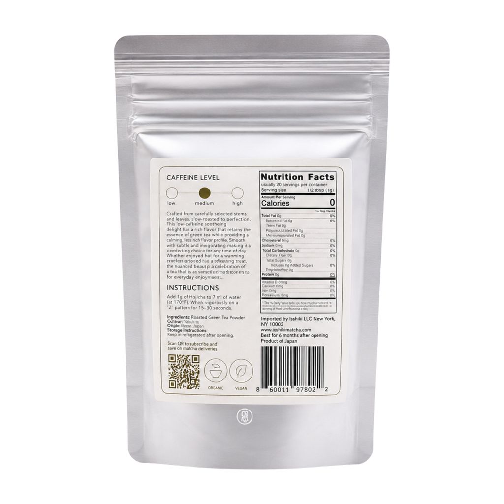 Hojicha Roasted Green Tea Powder
